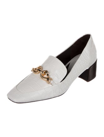 Tory Burch Embossed Leather Pumps