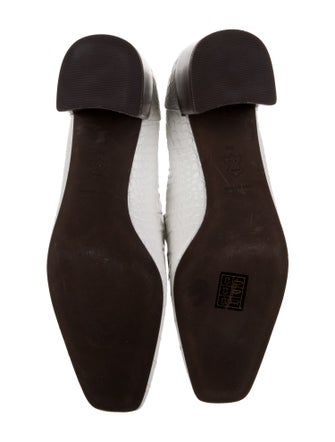Tory Burch Embossed Leather Pumps