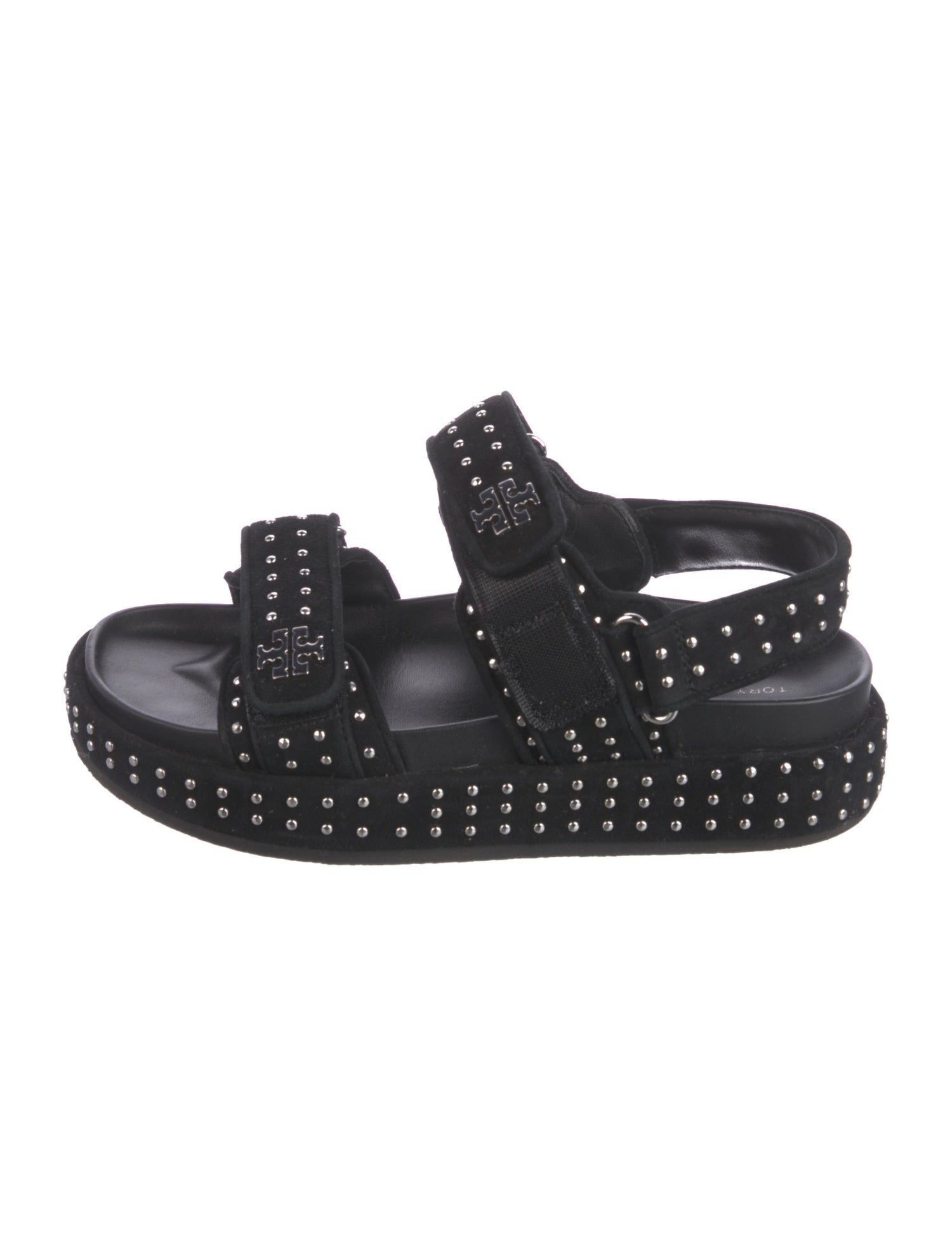 Tory Burch Suede Printed Slingback Sandals