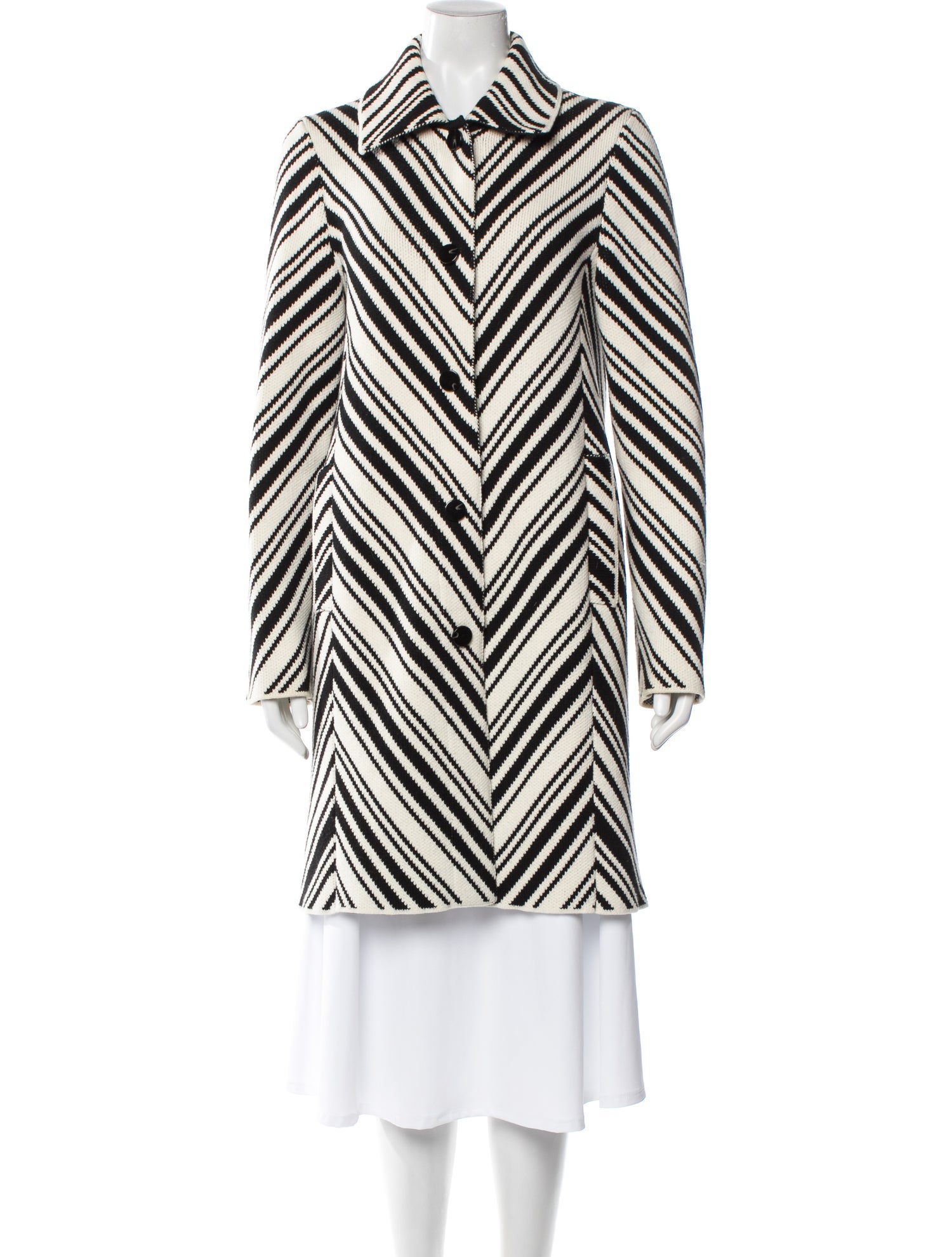 Tory Burch Striped Coat