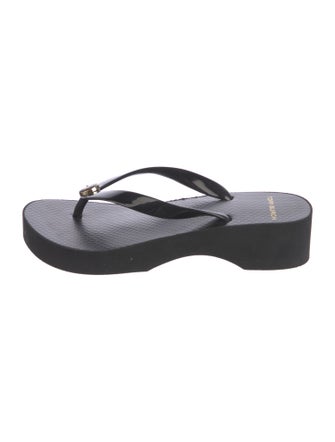 Tory Burch Rubber Printed Flip Flops