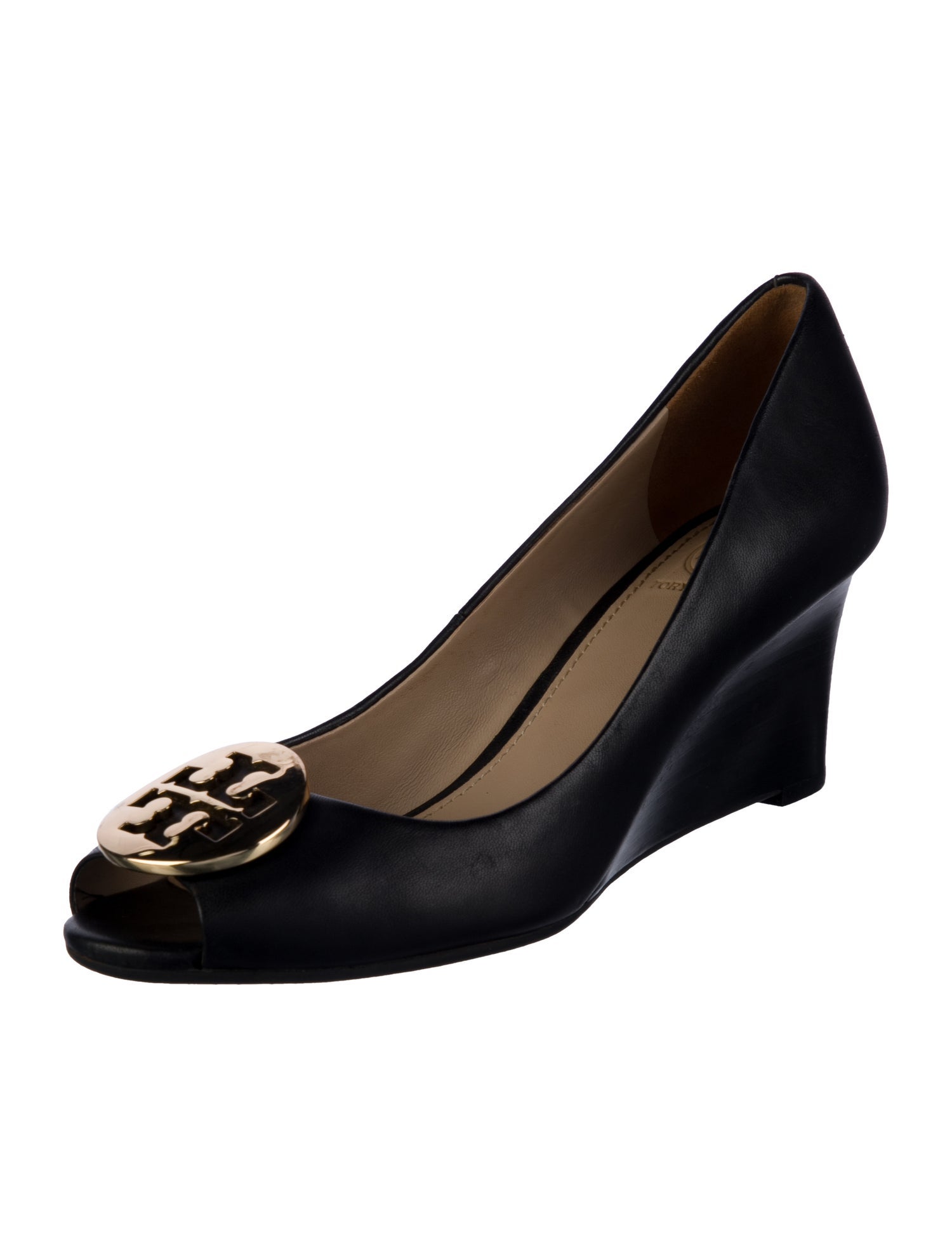 Tory Burch Leather Slides