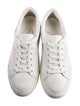 Tory Burch Leather Glitter Accents Sneakers