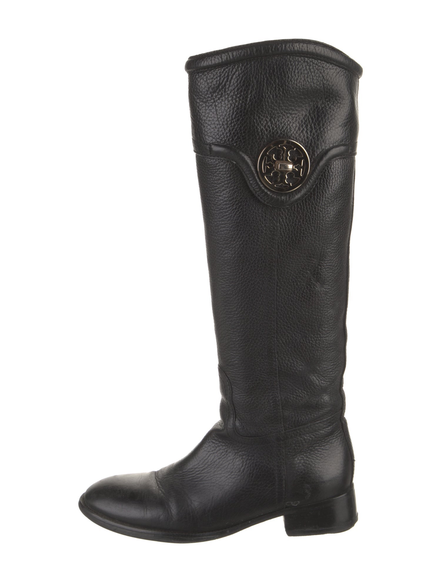 Tory Burch Leather Riding Boots