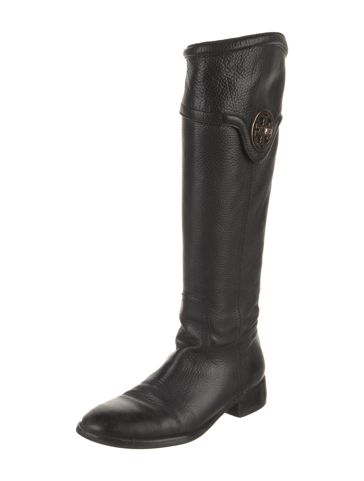 Tory Burch Leather Riding Boots