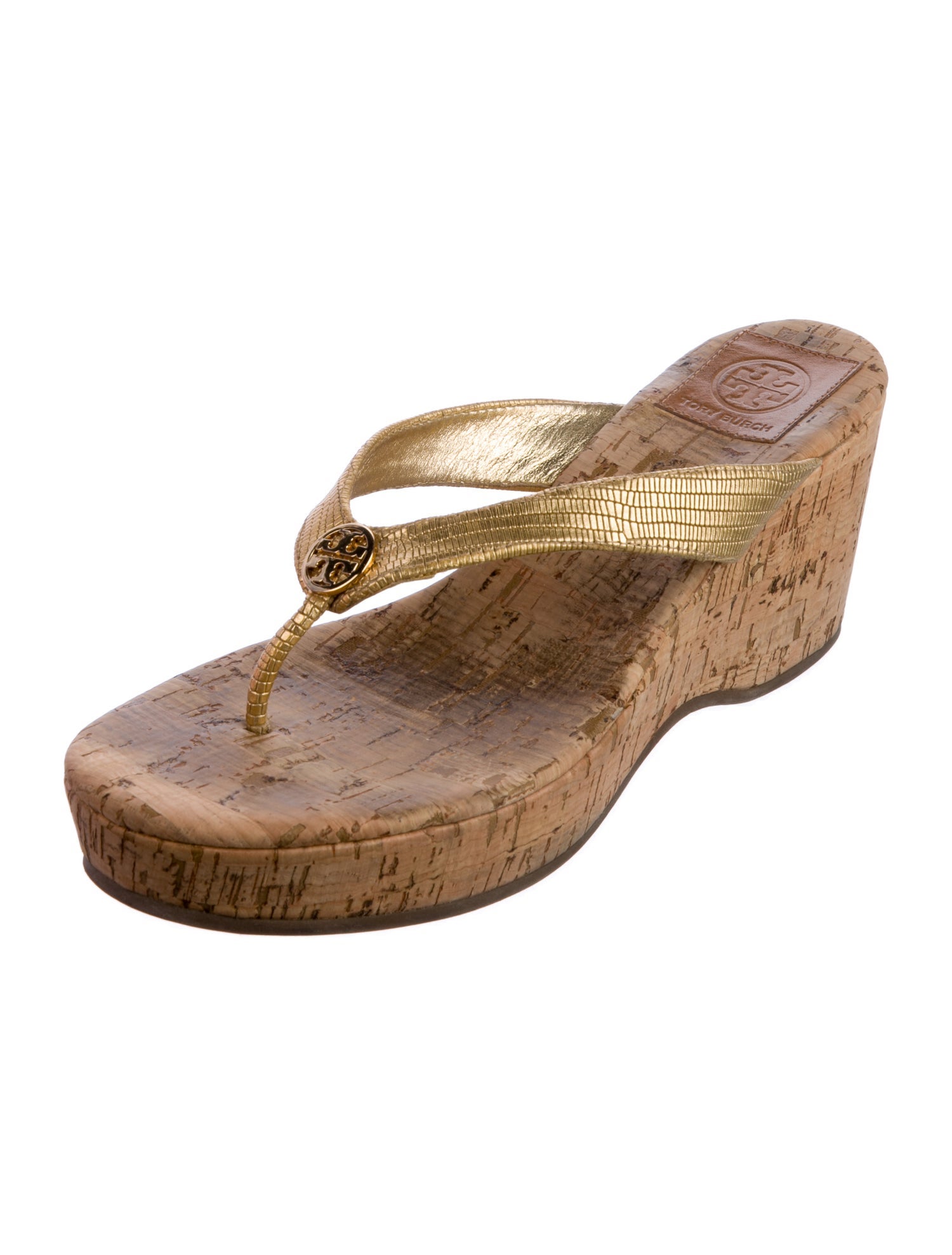 Tory Burch Leather Slides