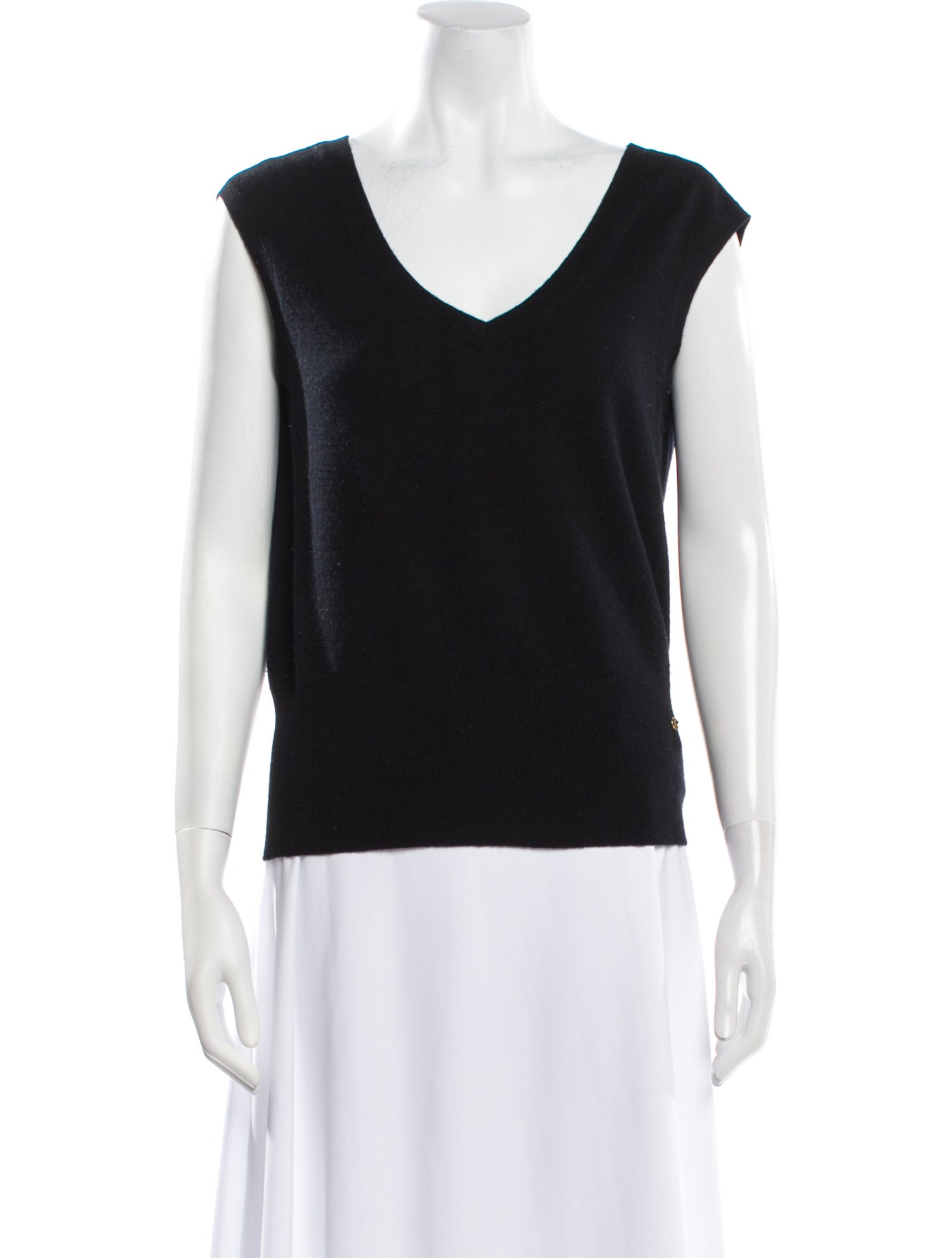 Tory Burch Merino Wool V-Neck Sweater