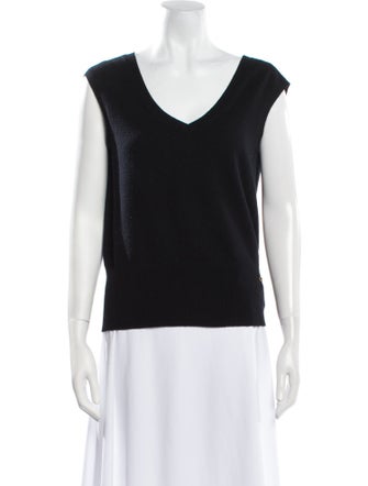 Tory Burch Merino Wool V-Neck Sweater