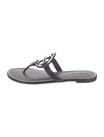 Tory Burch Leather Slides