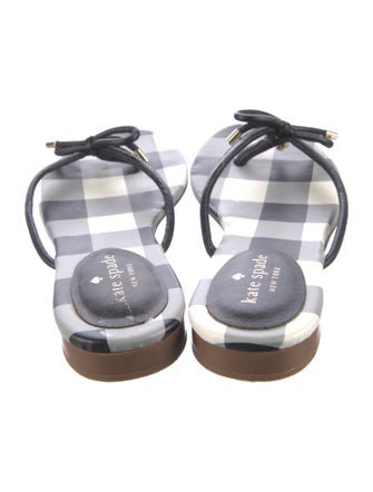 Tory Burch Leather Bow Accents Slides