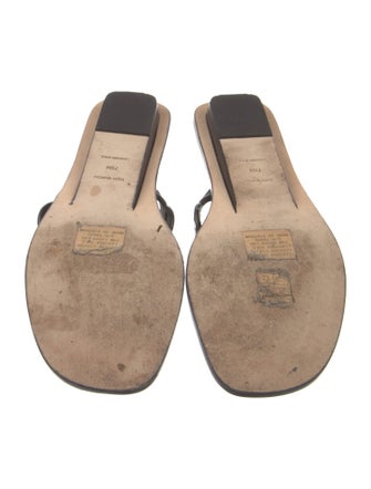 Tory Burch Leather Slides