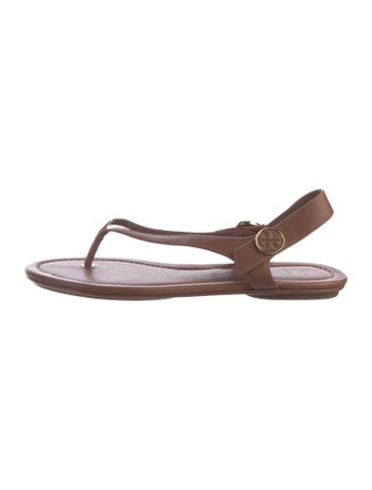 Tory Burch Leather T-Strap Sandals