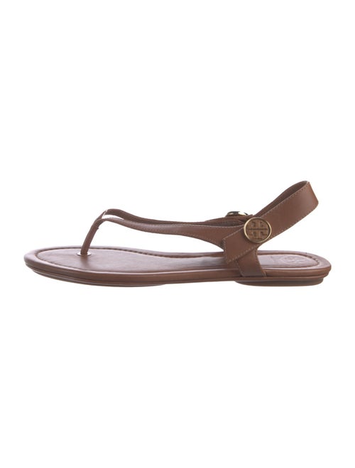 Tory Burch Leather T-Strap Sandals