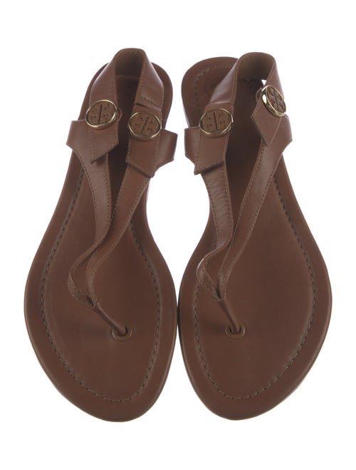 Tory Burch Leather T-Strap Sandals