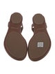 Tory Burch Leather T-Strap Sandals