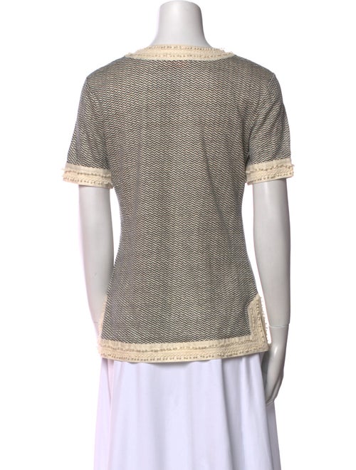 Tory Burch Linen V-Neck Tunic
