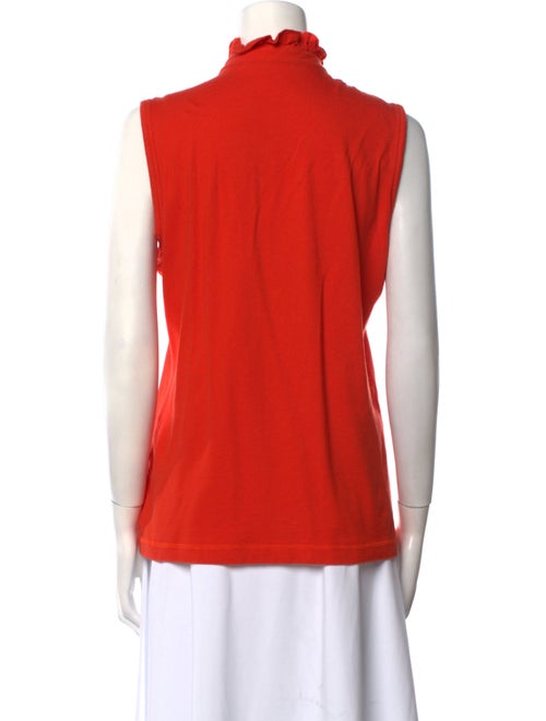 Tory Burch Mock Neck Sleeveless Polo