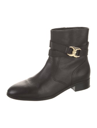 Tory Burch Leather Moto Boots