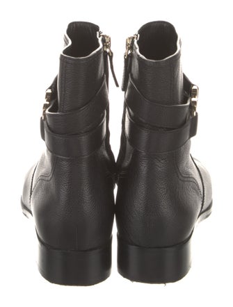 Tory Burch Leather Moto Boots