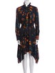 Tory Burch Floral Print Knee-Length Dress