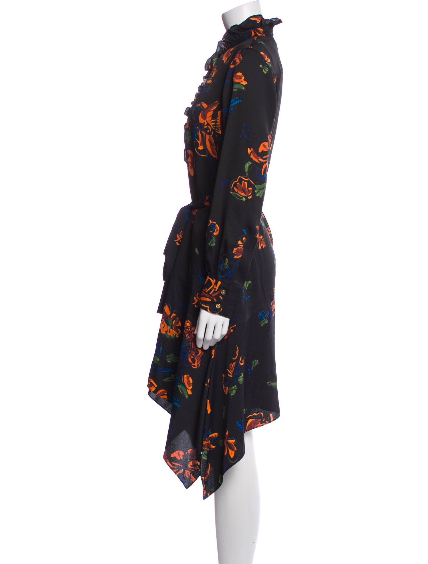 Tory Burch Floral Print Knee-Length Dress