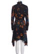Tory Burch Floral Print Knee-Length Dress