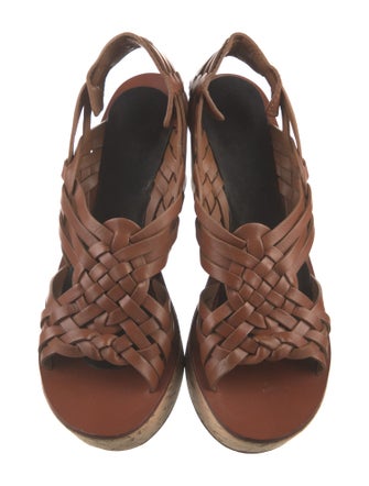 Tory Burch Leather Slingback Sandals