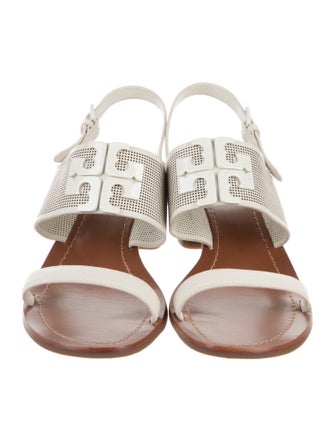 Tory Burch Leather Slingback Sandals