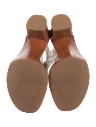 Tory Burch Leather Slingback Sandals