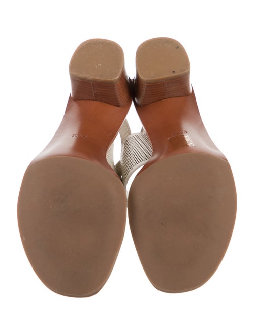 Tory Burch Leather Slingback Sandals