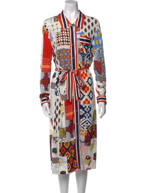 Tory Burch Printed Midi Length Dress