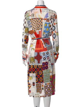 Tory Burch Printed Midi Length Dress