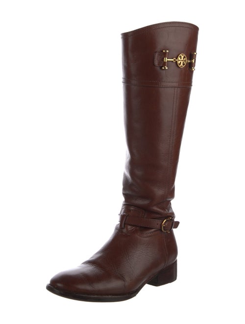 Tory Burch Leather Riding Boots
