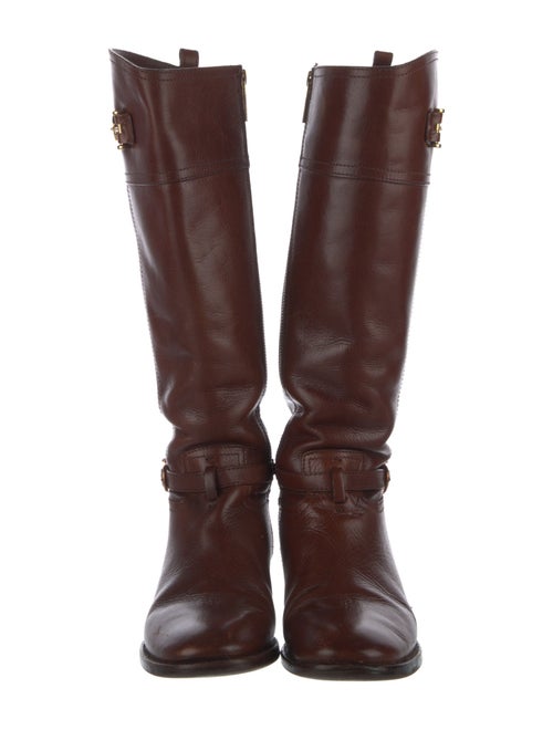 Tory Burch Leather Riding Boots