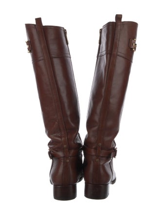 Tory Burch Leather Riding Boots