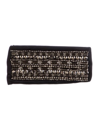 Tory Burch Satin Printed Coin Pouch