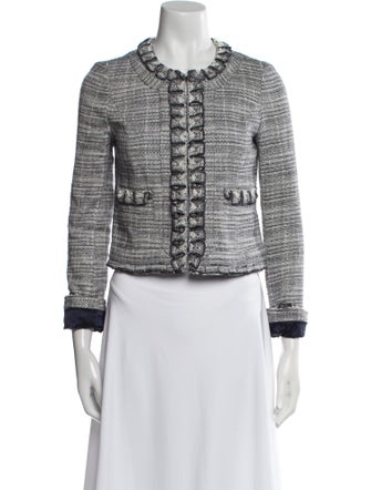 Tory Burch Tweed Pattern Evening Jacket