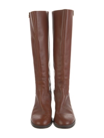 Tory Burch Leather Riding Boots
