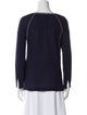 Tory Burch Printed Scoop Neck Sweatshirt