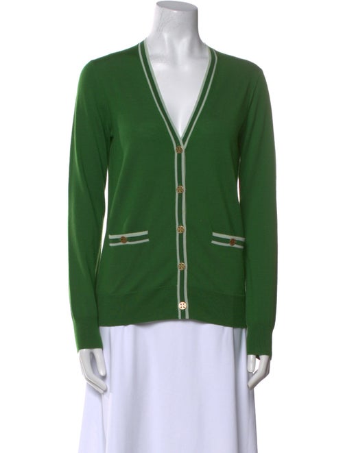 Tory Burch Merino Wool V-Neck Sweater