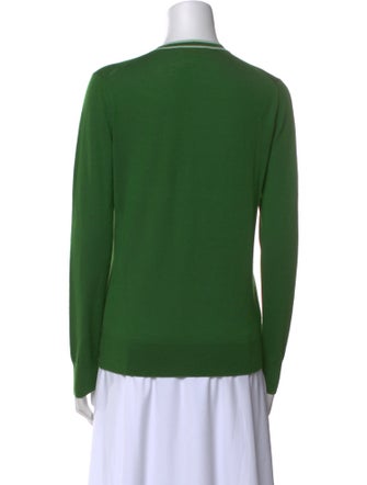 Tory Burch Merino Wool V-Neck Sweater