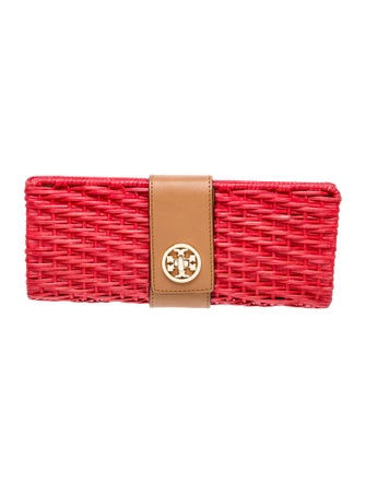Tory Burch Straw Clutch