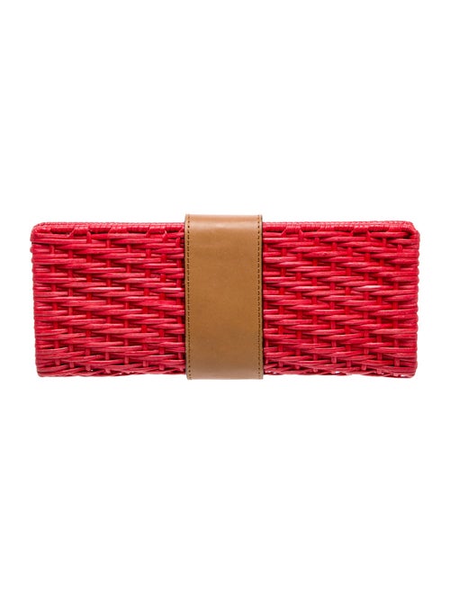 Tory Burch Straw Clutch