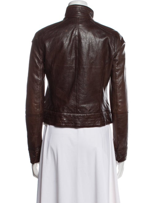 Tory Burch Leather Biker Jacket