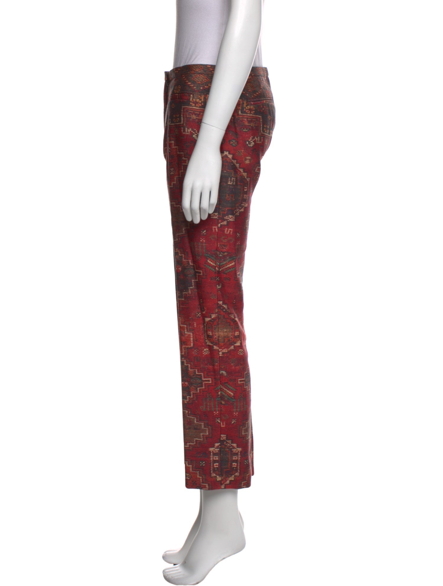 Tory Burch Printed Wide Leg Pants