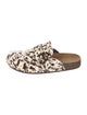 Tory Burch Ponyhair Animal Print Mules
