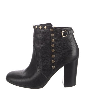 Tory Burch Leather Studded Accents Boots