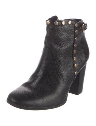 Tory Burch Leather Studded Accents Boots
