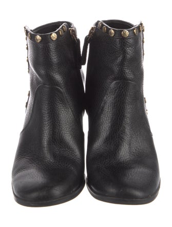 Tory Burch Leather Studded Accents Boots