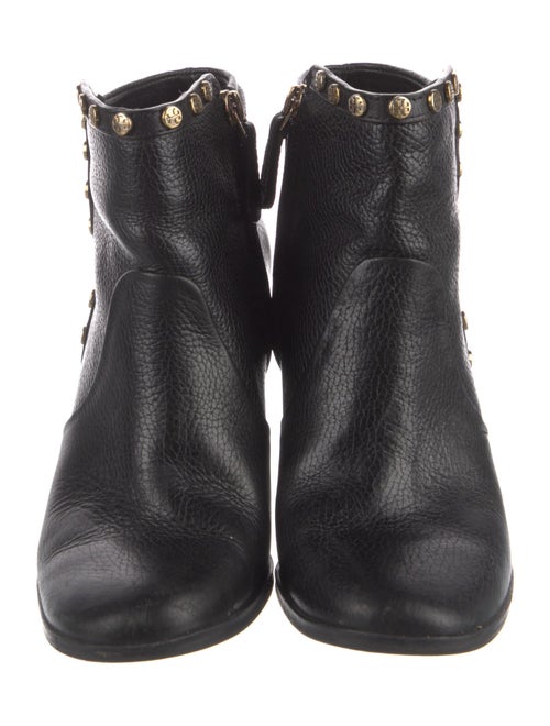 Tory Burch Leather Studded Accents Boots